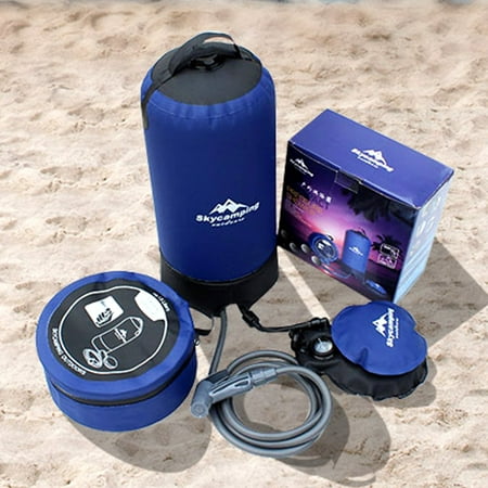 Inflatable Camping Shower 11 Litres Outdoor Camping Car Washing Pets Shower